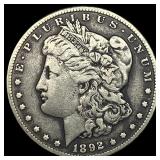 1892-CC Silver Morgan Dollar LIGHTLY CIRCULATED