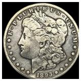 1893-CC Silver Morgan Dollar LIGHTLY CIRCULATED