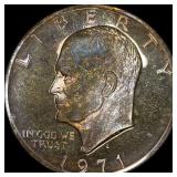 1971-S Eisenhower Silver Dollar NICELY CIRCULATED