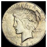 1927-S Silver Peace Dollar NICELY CIRCULATED