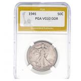 1946 Walking Liberty Half Dollar PGA VG10 DDR