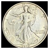 1917-S Silver Walking Liberty Half Dollar CLOSELY