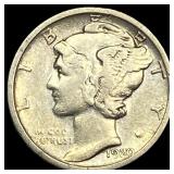 1920-S Silver Mercury Dime NEARLY UNCIRCULATED