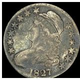 1827 Capped Bust Half Dollar LIGHTLY CIRCULATED