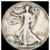 1919-D Silver Walking Liberty Half Dollar NICELY C