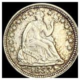 1853 Seated Liberty Silver Half Dime CLOSELY UNCIR