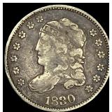 1830 Capped Bust Half Dime LIGHTLY CIRCULATED