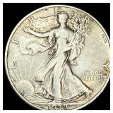1938-D Silver Walking Liberty Half Dollar NEARLY U