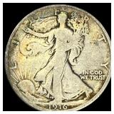 1916 Walking Liberty Half Dollar NICELY CIRCULATED