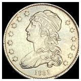 1831 Capped Bust Quarter CHOICE AU