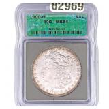 1900-O Morgan Silver Dollar ICG MS64
