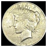 1927 Silver Peace Dollar CHOICE AU