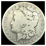 1892-S Silver Morgan Dollar NICELY CIRCULATED