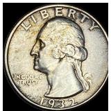 1932 Silver Washington Quarter CLOSELY UNCIRCULATE