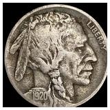 1920-D Buffalo Nickel NEARLY UNCIRCULATED