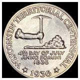 1936 Wisconsin Territorial Centennial Half Dollar