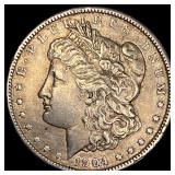 1904 Silver Morgan Dollar CLOSELY UNCIRCULATED