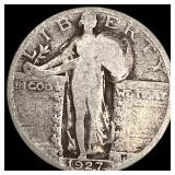 1927-S Silver Standing Liberty Quarter NICELY CIRC
