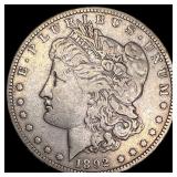 1892-S Silver Morgan Dollar LIGHTLY CIRCULATED