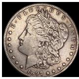 1897-S Silver Morgan Dollar NEARLY UNCIRCULATED