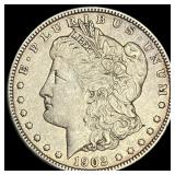 1902 Morgan Silver Dollar NEARLY UNCIRCULATED