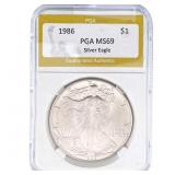 1986 Silver Eagle PGA MS69