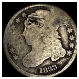1833 Capped Bust Dime NICELY CIRCULATED