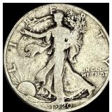 1920-D Silver Walking Liberty Half Dollar NICELY C