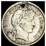 1894-O Silver Barber Dime HIGH GRADE
