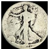 1941-D Silver Half Dollar Walking Liberty NICELY C