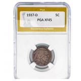 1937-D Buffalo Nickel PGA XF45
