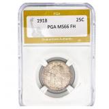 1918 Standing Liberty Quarter PGA MS66 FH