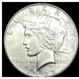 1922 Silver Peace Dollar CHOICE BU