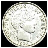 1906-D Silver Barber Dime CLOSELY UNCIRCULATED