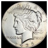 1935 Silver Peace Dollar UNCIRCULATED