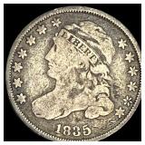 1835 Capped Bust Silver Half Dime LIGHTLY CIRCULAT