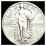 1929 Standing Liberty Silver Quarter NEARLY UNCIRC