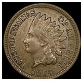 1864 Bronze Indian Head Cent ABOUT UNCIRCULATED