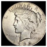 1935-S Silver Peace Dollar CLOSELY UNCIRCULATED