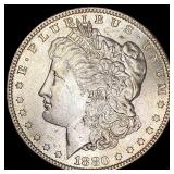 1880-O Silver Morgan Dollar CHOICE AU