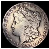 1904-S Silver Morgan Dollar LIGHTLY CIRCULATED