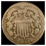 1865 Bronze Two-Cent Piece NICELY CIRCULATED