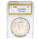 1986 Silver Eagle PGA MS69