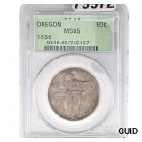 1936 Oregon Trail Half Dollar PCGS MS65 Old Holder