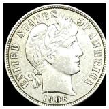 1906 Barber Dime CLOSELY UNCIRCULATED