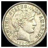 1900-O Silver Barber Dime CHOICE AU