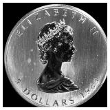 1989 Silver 1 oz Canadian Maple Leaf CHOICE PROOF