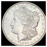 1891-S Silver Morgan Dollar CHOICE BU