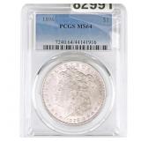 1896 Morgan Silver Dollar PCGS MS64