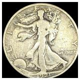 1921 Silver Half Dollar (Walking Liberty) NICELY C
